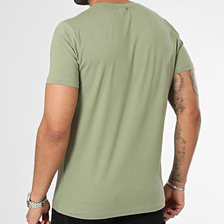 Helvetica - Tee Shirt Foster Vert kaki