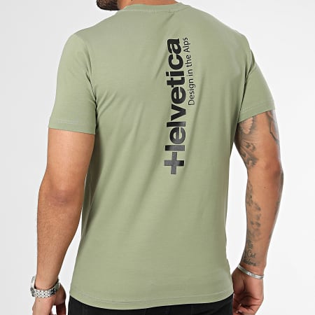 Helvetica - Tee Shirt Howard Vert Kaki