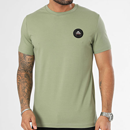 Helvetica - Camiseta Ajaccio verde caqui