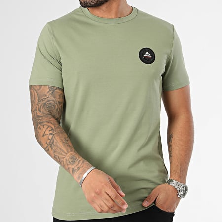 Helvetica - Tee Shirt Ajaccio Vert Kaki