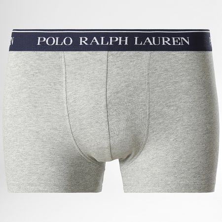 Polo Ralph Lauren - Lote de 5 Boxers Rojo Gris Brezo Azul Claro Azul Real Azul Marino
