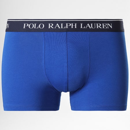 Polo Ralph Lauren - Lot De 5 Boxers Rouge Gris Chiné Bleu Clair Bleu Roi Bleu Marine