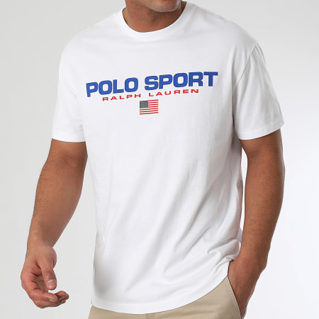 Polo Sport Ralph Lauren - Tee Shirt Regular Logo Sport Bianco