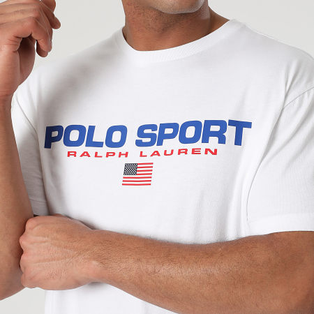 Polo Sport Ralph Lauren - Tee Shirt Regular Logo Sport Blanc
