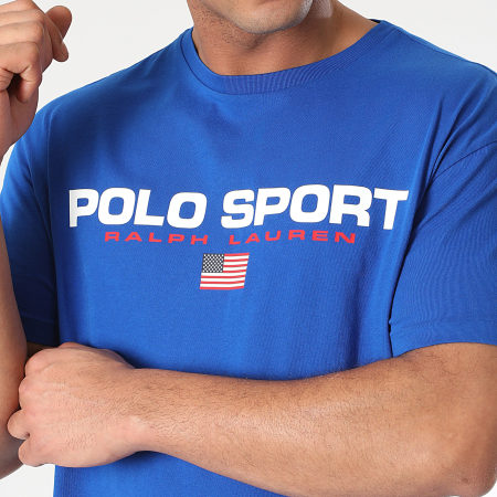 Polo Sport Ralph Lauren - Tee Shirt Regular Logo Sport Bleu Roi