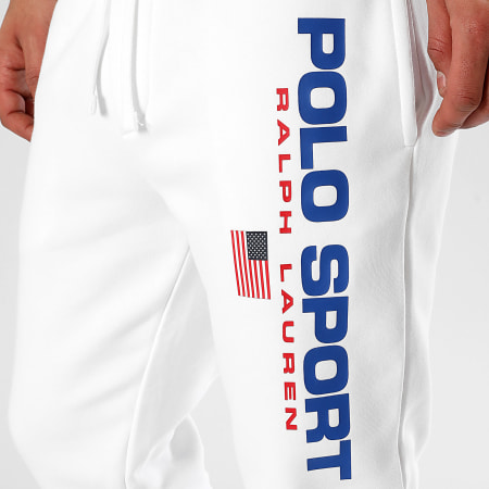 Polo Sport Ralph Lauren - Pantalon Jogging Logo Sport Blanc