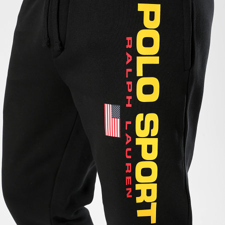 Polo Sport Ralph Lauren - Pantaloni da jogging con logo Sport Nero