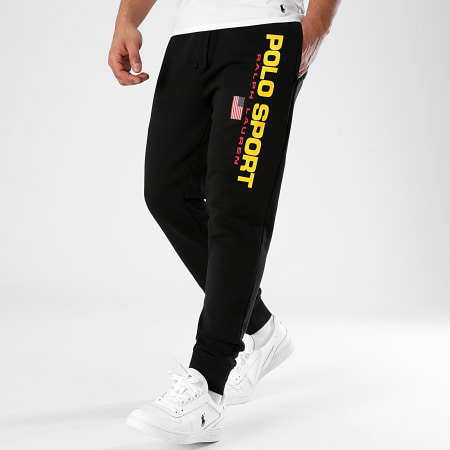 Polo Sport Ralph Lauren - Pantaloni da jogging con logo Sport Nero