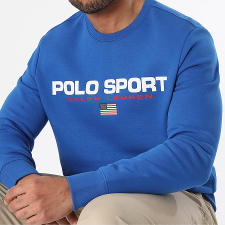 Polo Sport Ralph Lauren - Sweat Crewneck Logo Sport Bleu Roi