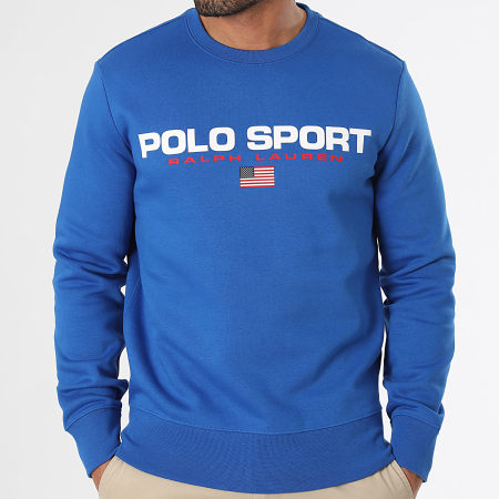 Polo Sport Ralph Lauren - Sweat Crewneck Logo Sport Bleu Roi
