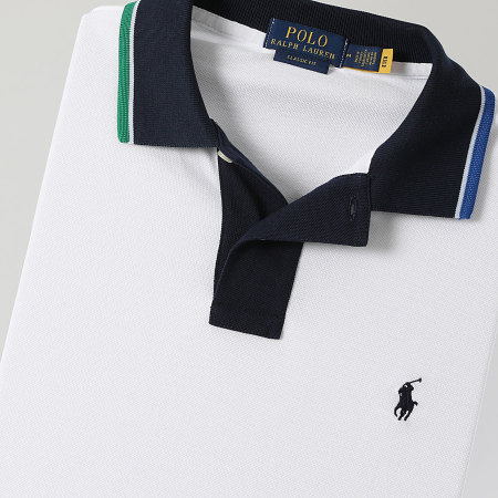 Polo Ralph Lauren - Polo Manches Courtes Regular Original Player Blanc