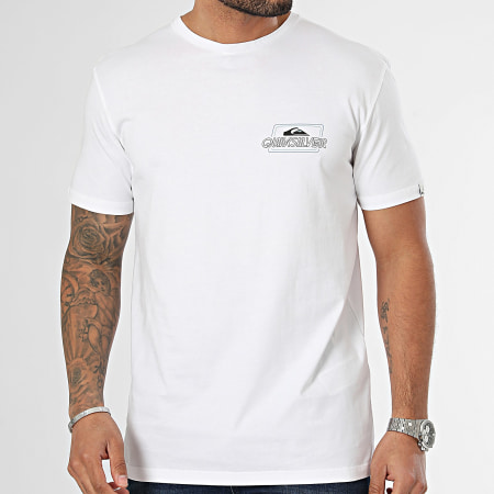 Quiksilver - Tee Shirt Line By Line EQYZT07668 Blanc