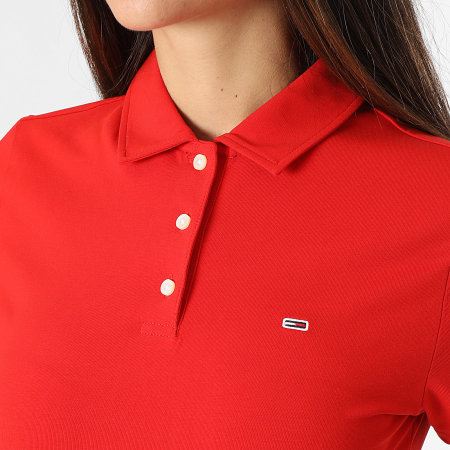 Tommy Jeans - Robe Polo Femme Essential 8146 Rouge