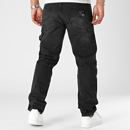 2Y Premium - Jeans neri dal taglio regolare