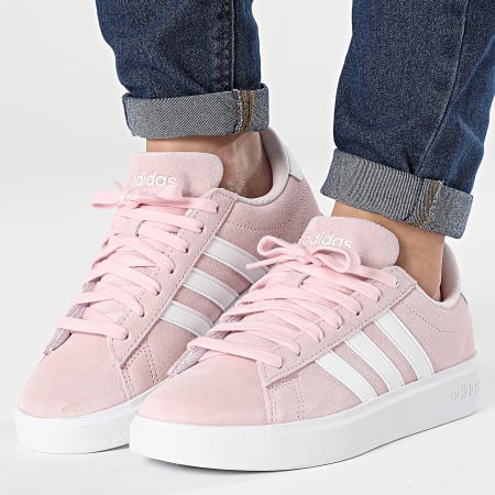 Adidas Sportswear - Baskets Femme Grand Court 2.0 ID3004 Clear Pink Footwear White