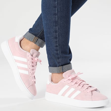 Adidas Sportswear - Sneakers Grand Court 2.0 Donna ID3004 Clear Pink Footwear White