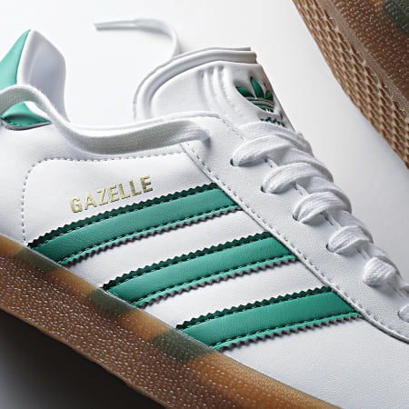 Adidas Originals - Baskets Gazelle IH2216 Footwear White Bold Green Gold Metallic