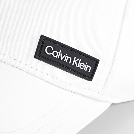 Calvin Klein - Casquette Essential Patch 0487 Blanc