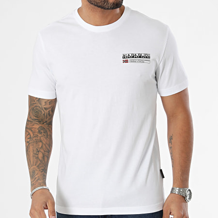 Napapijri - Tee Shirt S-Kasba A4HQQ Blanc