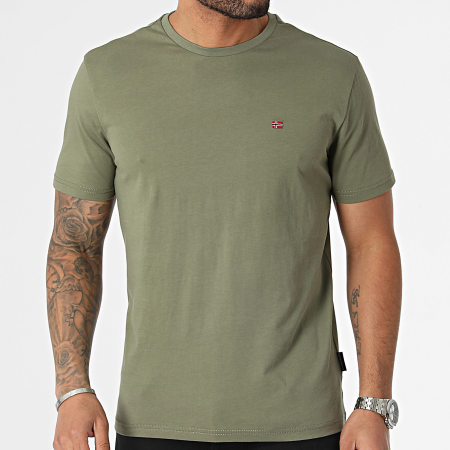 Napapijri - Camiseta Salis A4H8D Caqui Verde