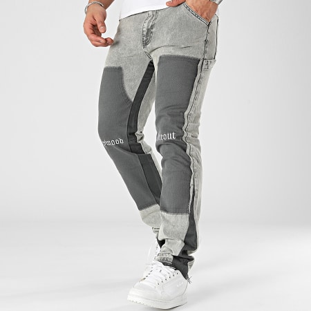 2Y Premium - Jeans grigio antracite
