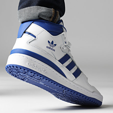 Adidas Originals - Baskets Performance Forum Mid IG3755 Footwear White Royal Blue