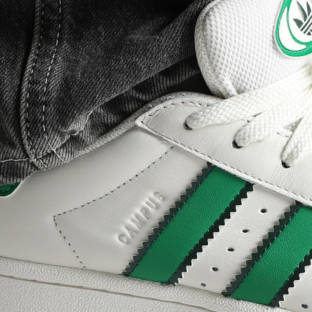 Adidas Originals - Zapatillas Campus 00s IF8762 Core White Green Off White