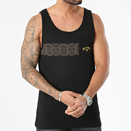 Billabong - Camiseta de tirantes Pocket Spinner Negra - Ryses
