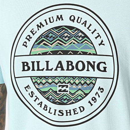 Billabong - Tee Shirt Rotor Fill Bleu Clair