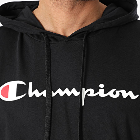 Champion - Canotta con cappuccio 219834 Nero