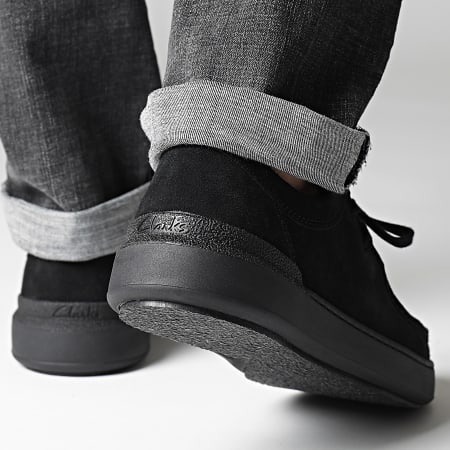 Clarks - Chaussures Courtlite Seam Black Side