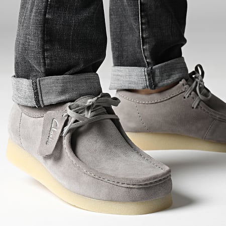 Clarks - Chaussures Wallabee Evo Grey