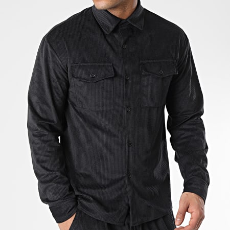 KZR - Set camicia e pantaloni neri