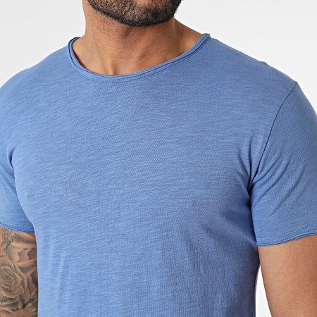 MTX - Camiseta azul jaspeada