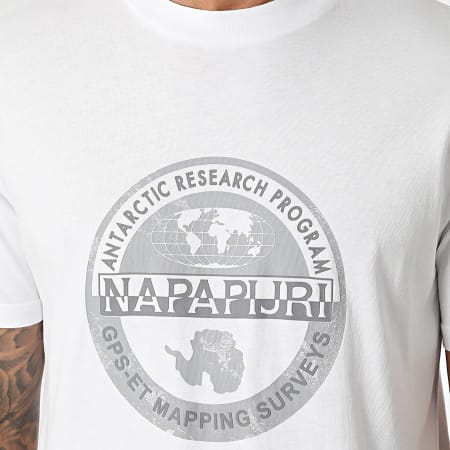 Napapijri - Maglietta S-Bollo A4H9K Bianco