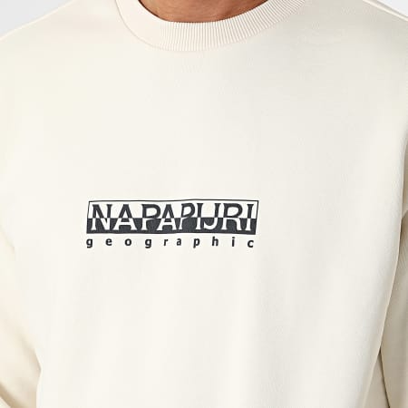 Napapijri - Sudadera cuello redondo A4GBF Beige