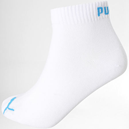 Puma - Lote de 3 pares de calcetines deportivos 261080001 Blanco