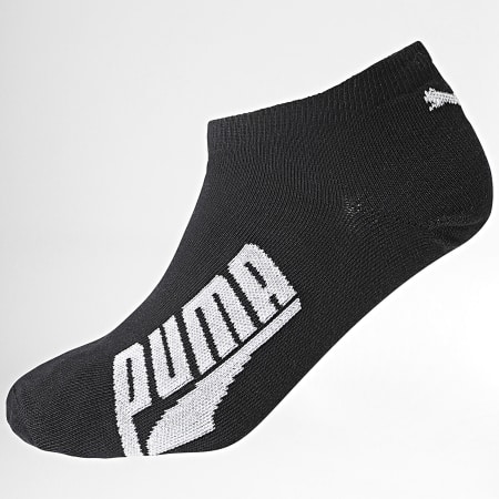 Puma - Lote de 2 pares de calcetines para zapatillas 100000958 Negro Gris
