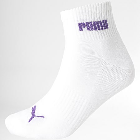 Puma - Lote de 3 pares de calcetines 701225904 Blanco