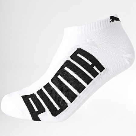 Puma - Lote de 3 pares de calcetines deportivos 701225884 Blanco