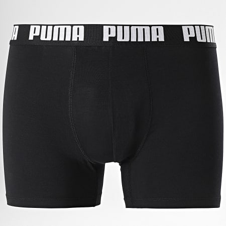 Puma - Lot De 2 Boxers 701226387 Gris Chiné Noir