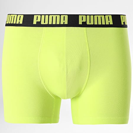 Puma - Set di 2 boxer 701226387 Giallo fluo nero