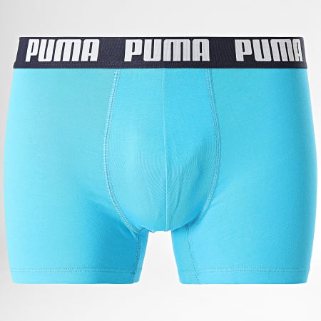 Puma - Lot De 2 Boxers 701226387 Bleu Clair Bleu Marine