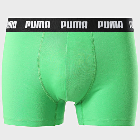 Puma - Set di 3 boxer 701226820 Verde Grigio Heather Nero