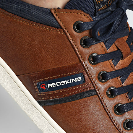 Redskins - Zapatillas Diplomate QP7912P Coñac Azul marino