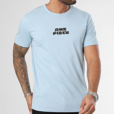 One Piece - Tee Shirt Equipage Bleu Clair