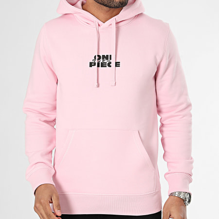 One Piece - Sweat Capuche Equipage Rose