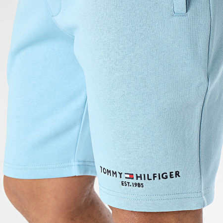 Tommy Hilfiger - Tommy Logo 4201 Pantalón Corto Pequeño Azul Claro