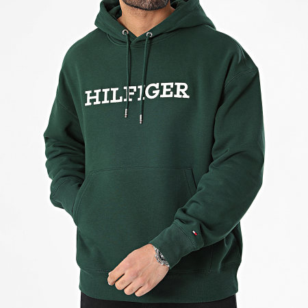 Tommy Hilfiger - Sudadera Mono Embro 3062 Verde Oscuro