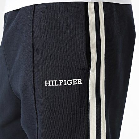 Tommy Hilfiger - Cinta Monotipo 4405 Pantalón de chándal a rayas Azul marino